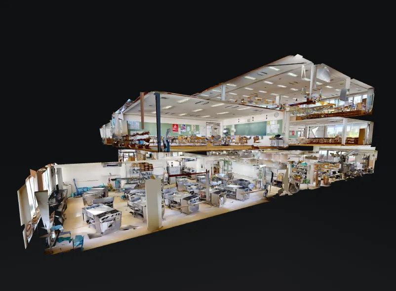 全体を俯瞰で見渡せるドールハウスビュー